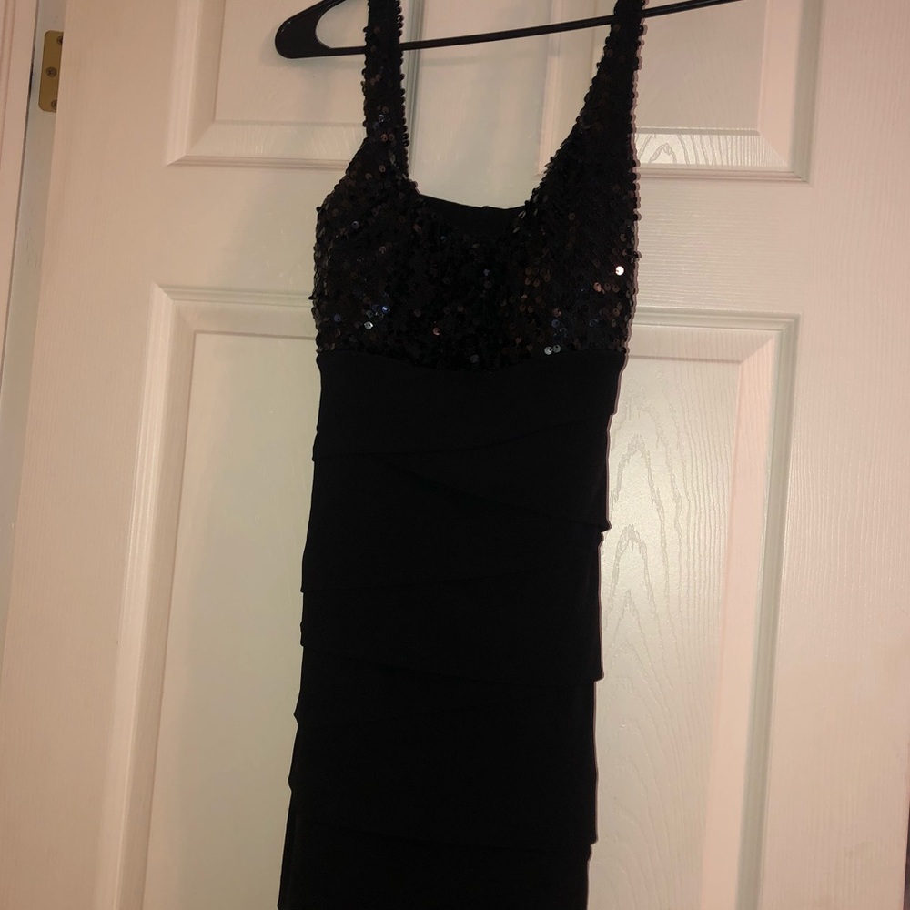 Short Black Homecoming Dress